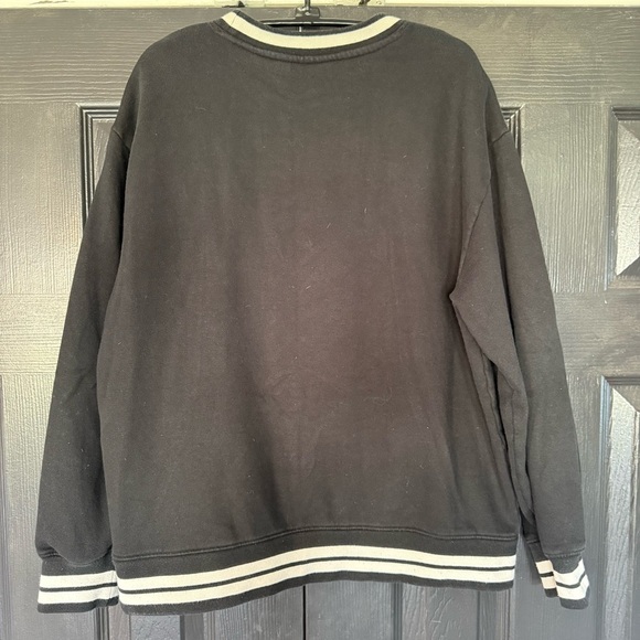 Peanuts “Joe Cool” Black Crewneck Sweater with Snoopy Design - Picture 5 of 9